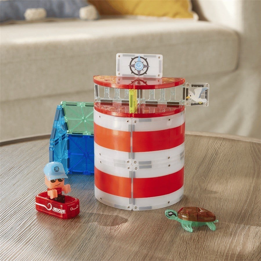 MAGNA-TILES Lighthouse Rescue Manyetik Bloklar (26 Parça)
