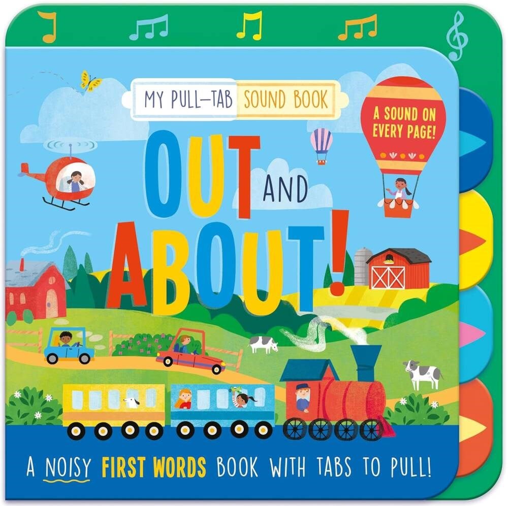North Parade Publishing Out & About (Pull-Tab Sound Book) İngilizce Sesli Kitap