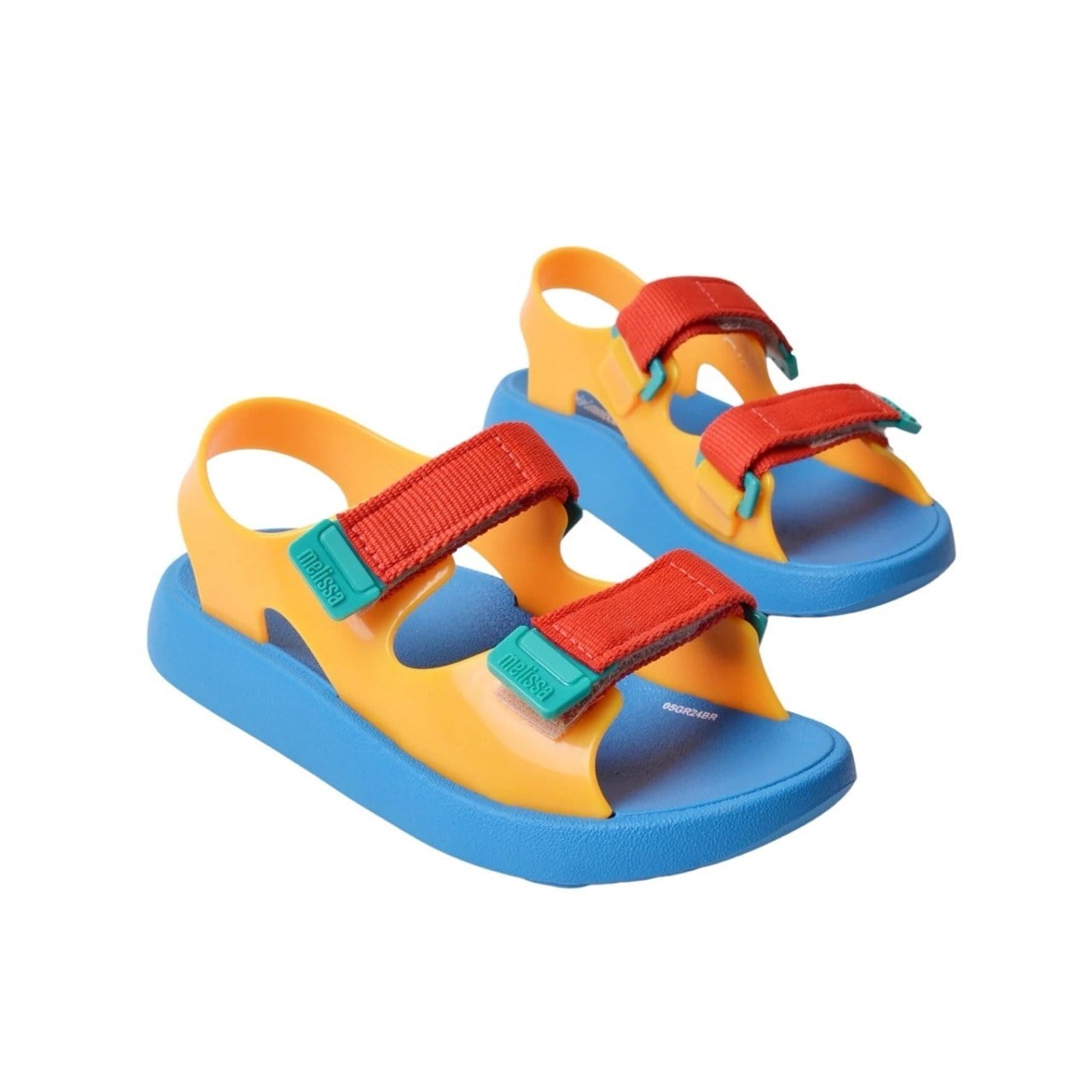 Mini Melissa Mix INF Çok Renkli  Kız Çocuk Sandalet 35916 ( Blue/Red)
