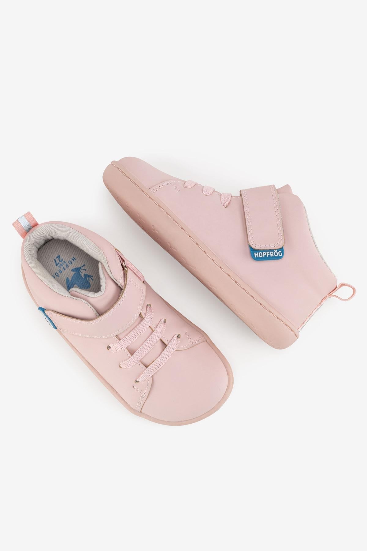 HOPFRÖG Smart Walker High Top Süper Mat Pembe Barefoot Çocuk Bot