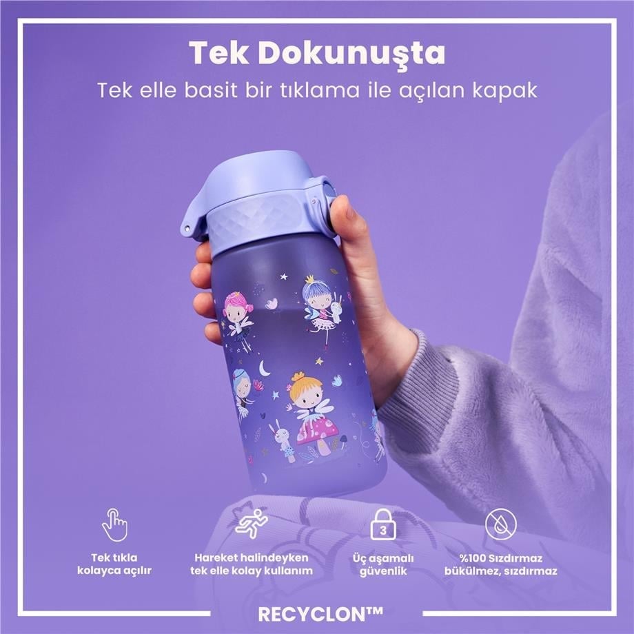 ION8  Çocuk  Suluk - Peri Kızı - 350 ml - Sızdırmaz
