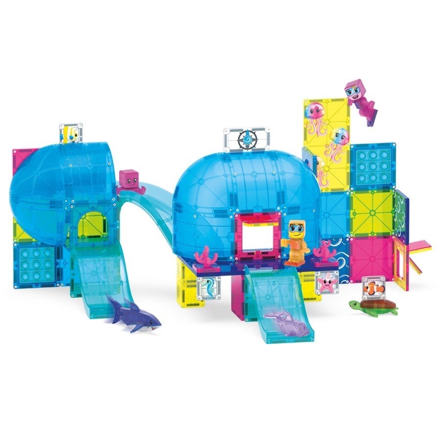 MAGNA-TILES Undersea Adventure Manyetik Bloklar(58 Parça)