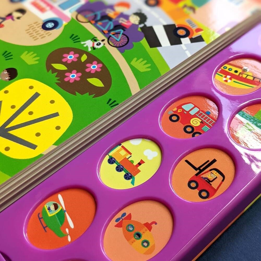North Parade Publishing Vehicles İngilizce Sesli Kitap (12 Button)
