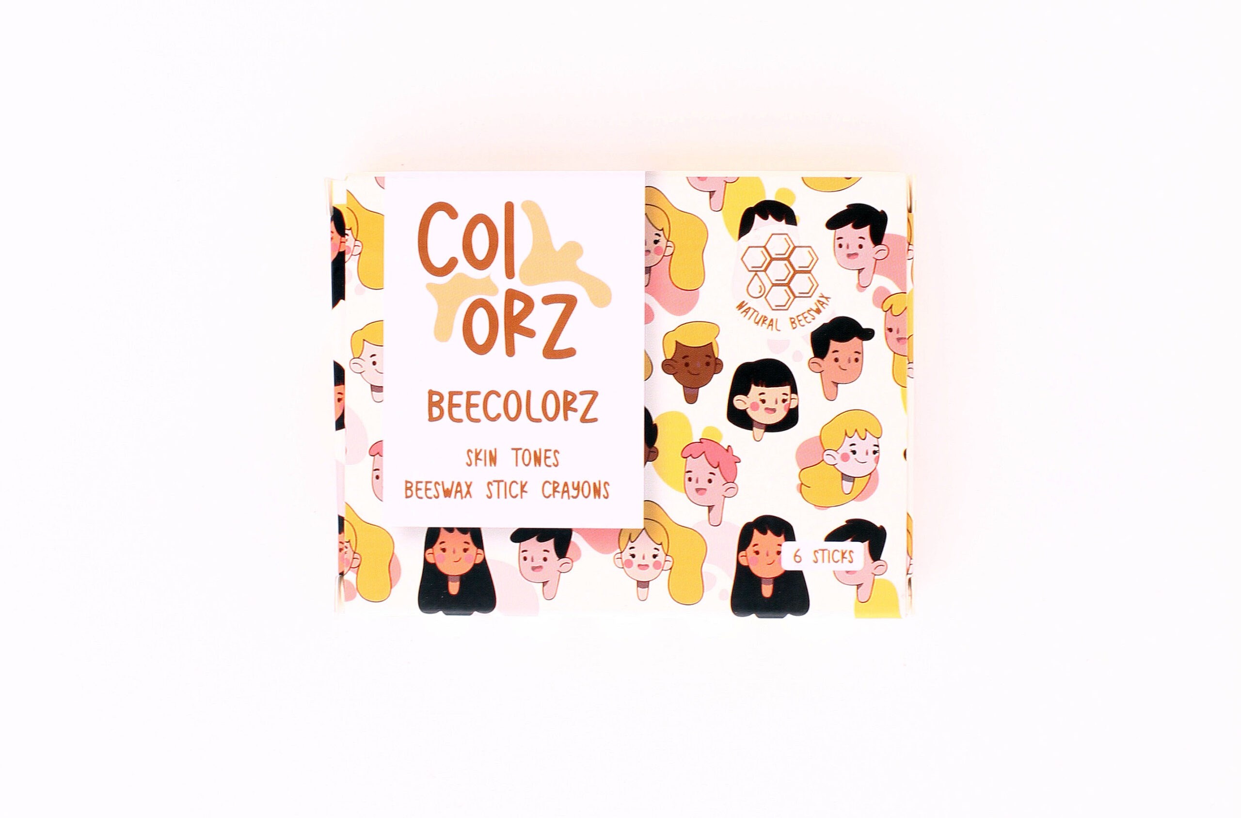Colorz 6 Renk Sert Balmumu Ten Renkleri Kalem Pastel Boya Seti