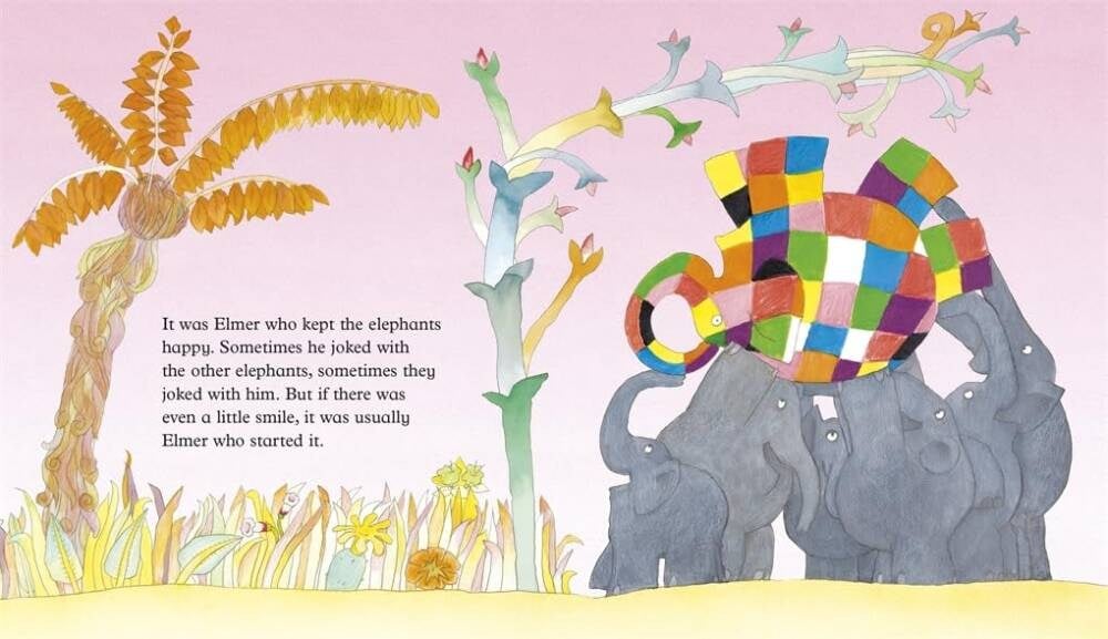 Andersen Press Elmer Book and Toy Gift Set