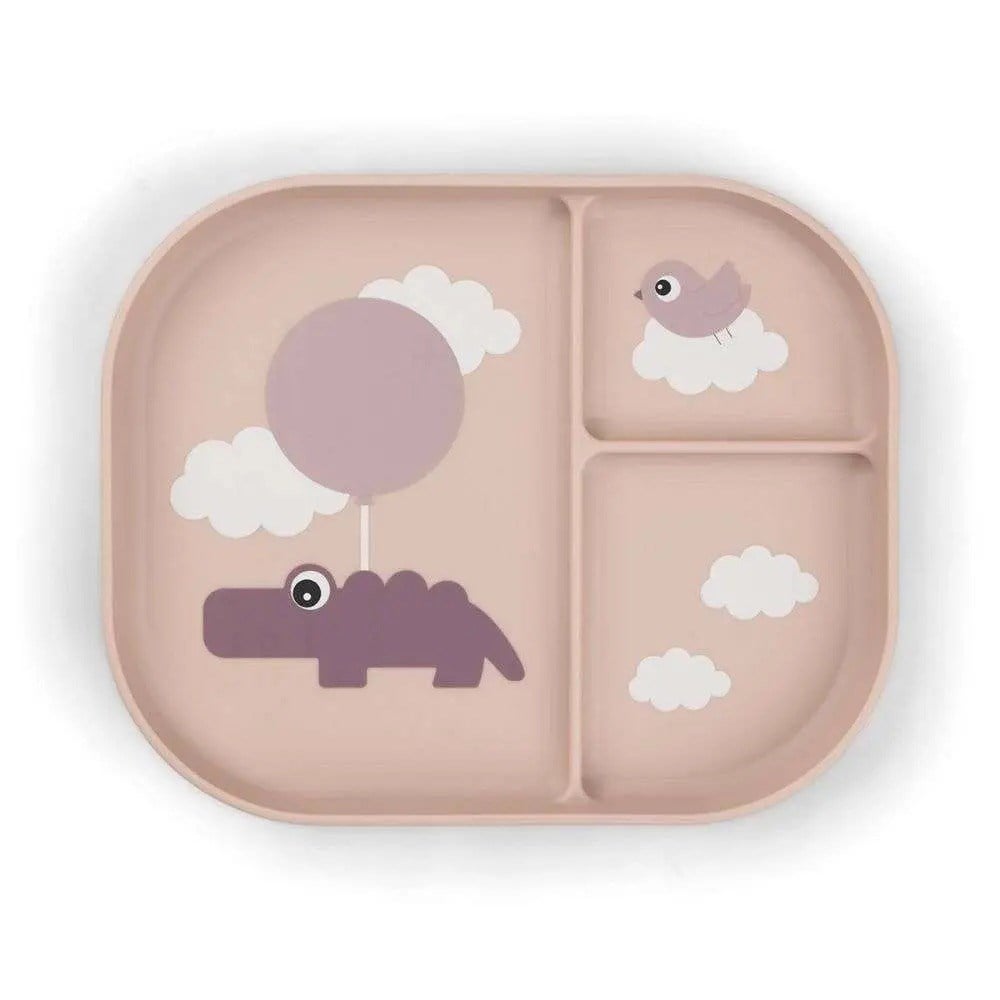 Done by Deer Happy Clouds Kaymaz Bölmeli Tabak Pembe