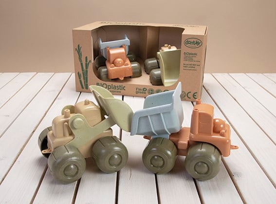 Dantoy Bioplastik Buldozer ve Kamyon Seti