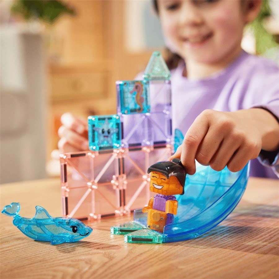 MAGNA-TILES Dolphin Bay Manyetik Bloklar (13 Parça)