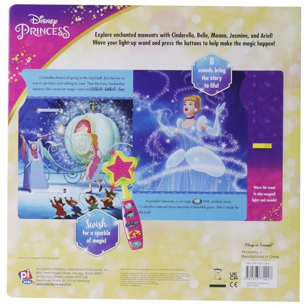 Pi Kids Disney Princess: Magical Moments! İngilizce Sesli Kitap ( 5  Button 8 Sound)