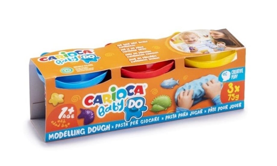 Carioca BEBEK OYUN HAMURU 3 RENK X 75 GR 1+ YAŞ