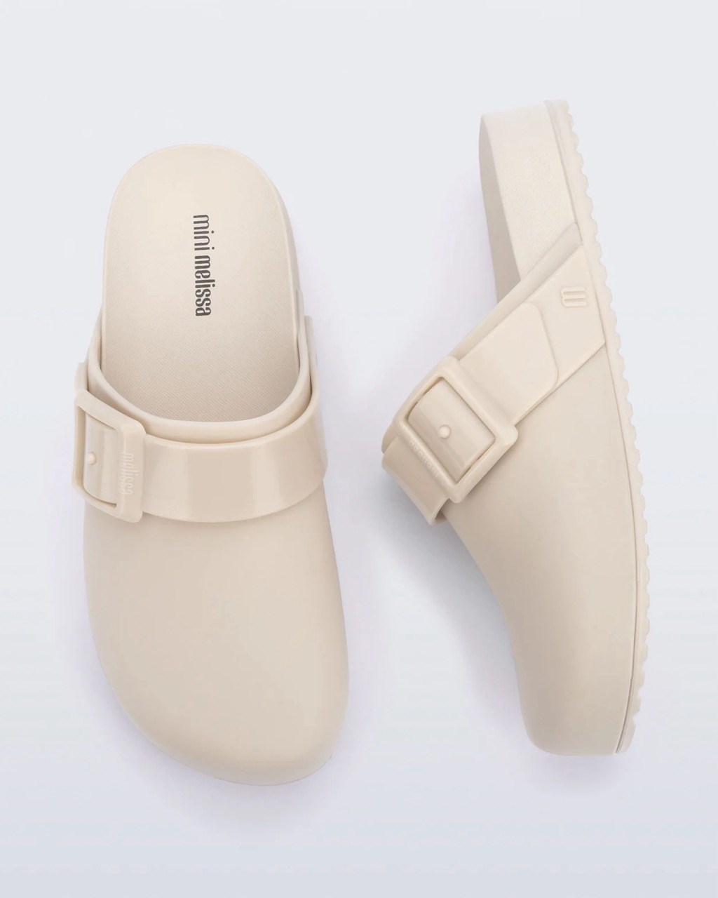 Mini Melissa Cozy Clog INF Bej Çocuk Terlik 36069