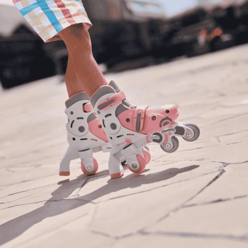 Globber 2in1 Paten S/M - Pastel Pembe