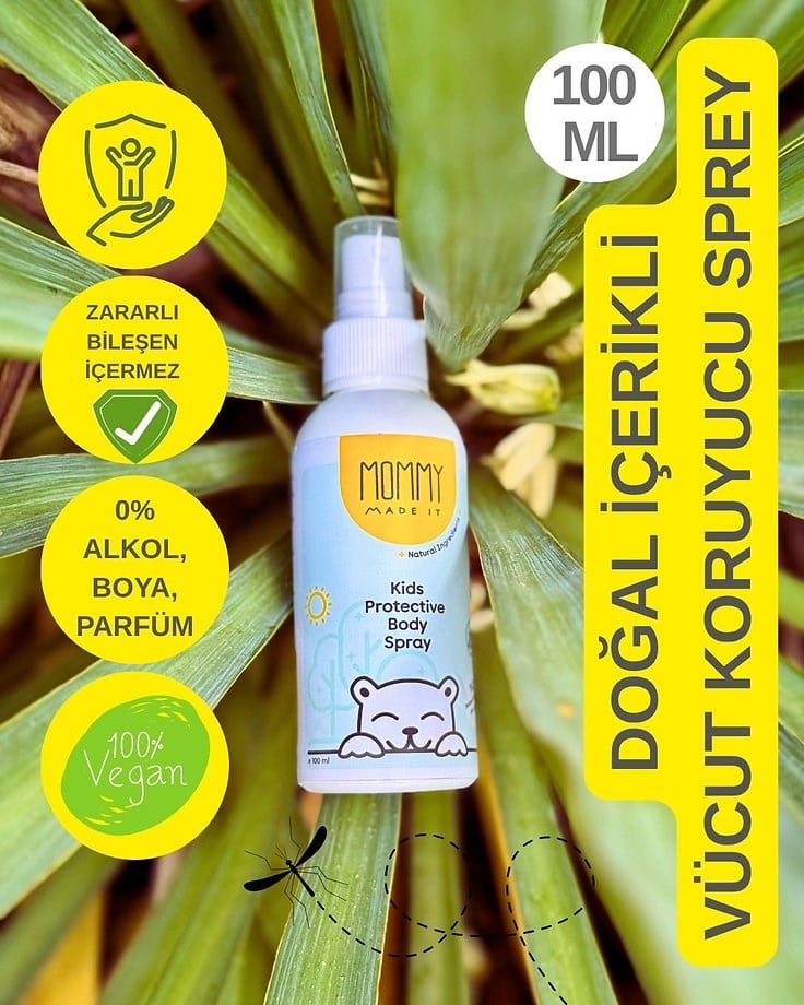 Mommy Made It Vücut Koruyucu Sprey (Sinek Kovucu) 100 ml