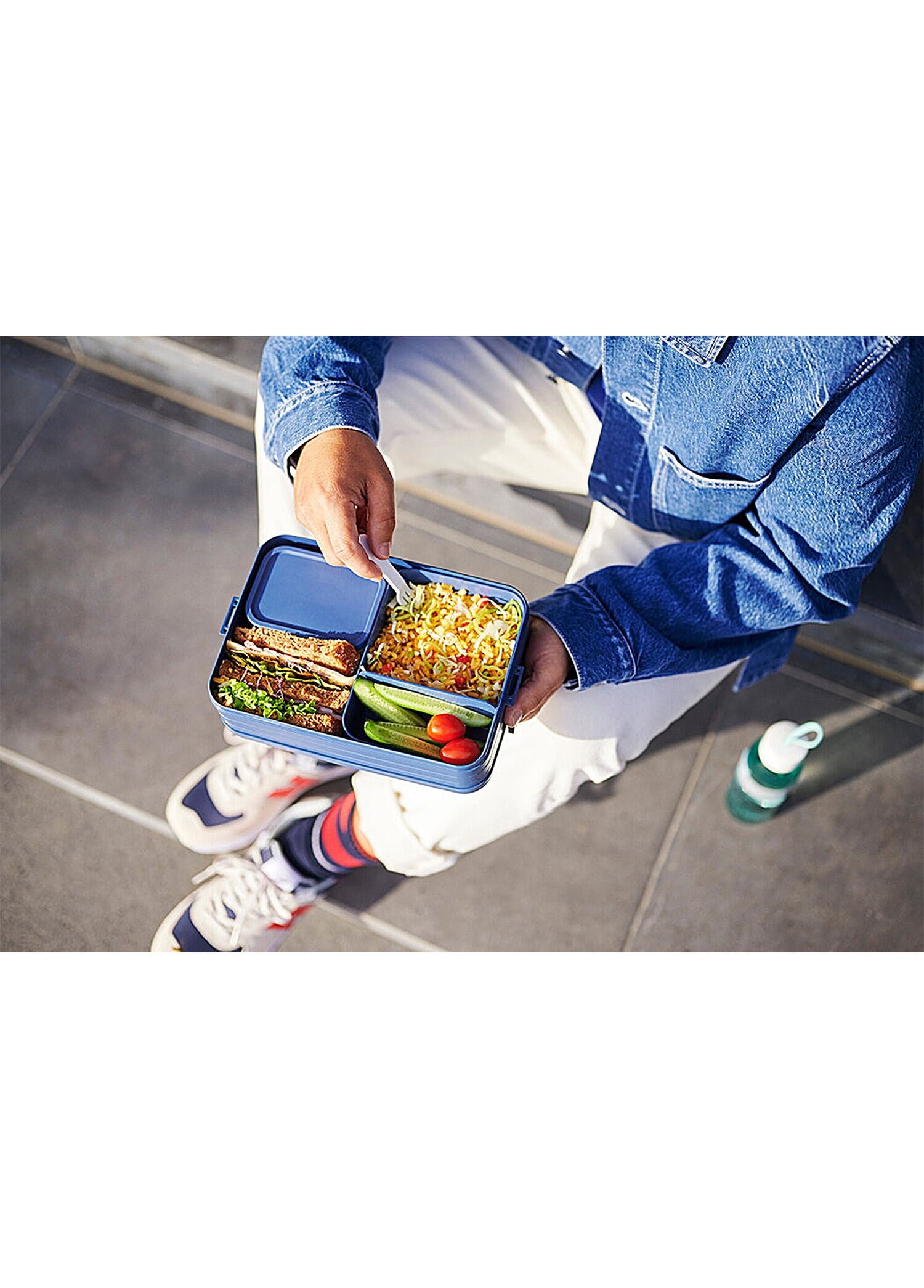 Mepal Bento Lunch Box Take A Break Large Nordic Sage Bölmeli Portatif Yemek Kabı 1500 ml