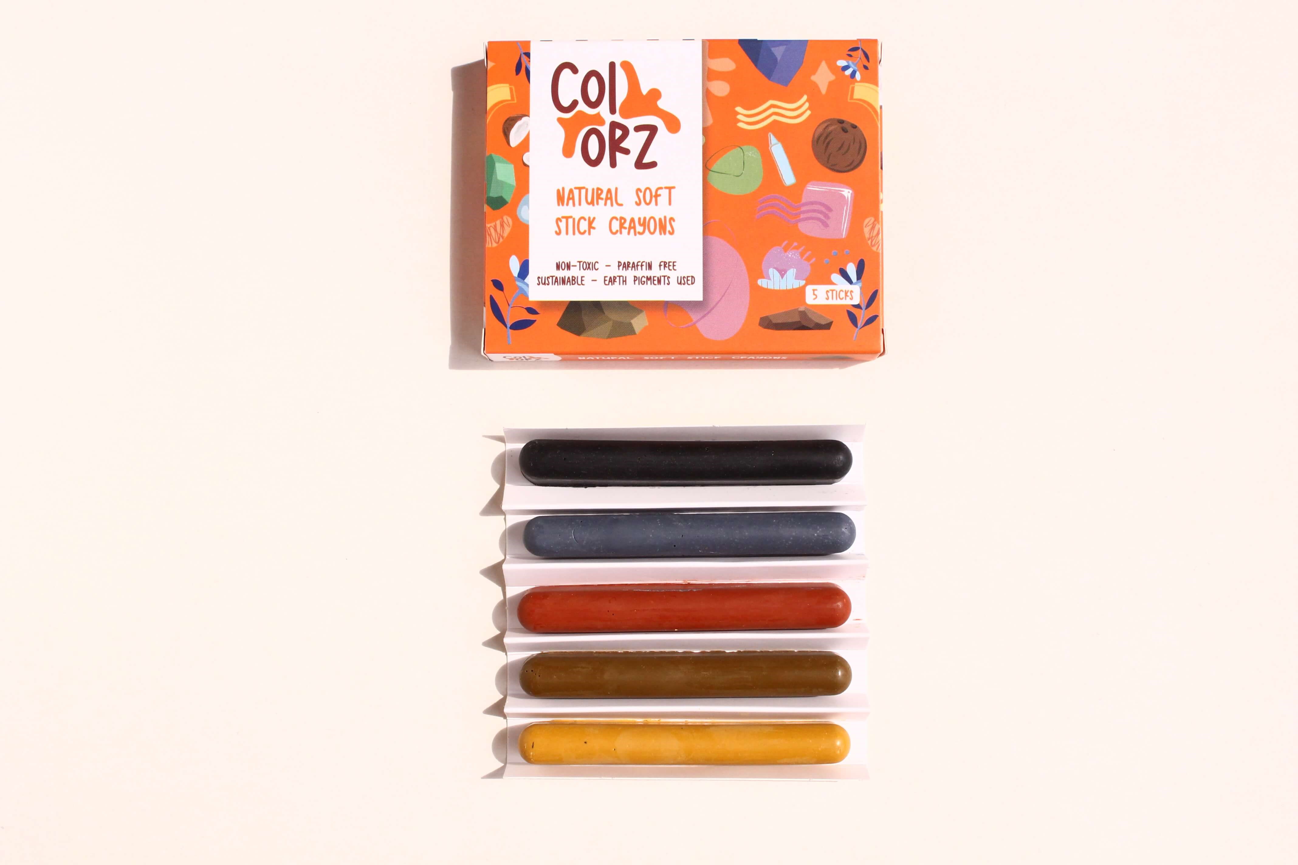 Colorz 5li Yumuşak Pastel Boya Kalemi Seti