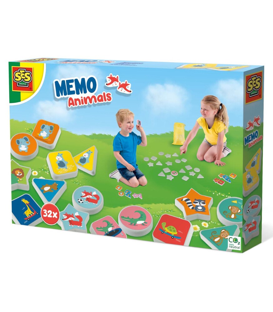 SES Creative Hafıza Oyunu - Hayvanlar Memo Animals 02233