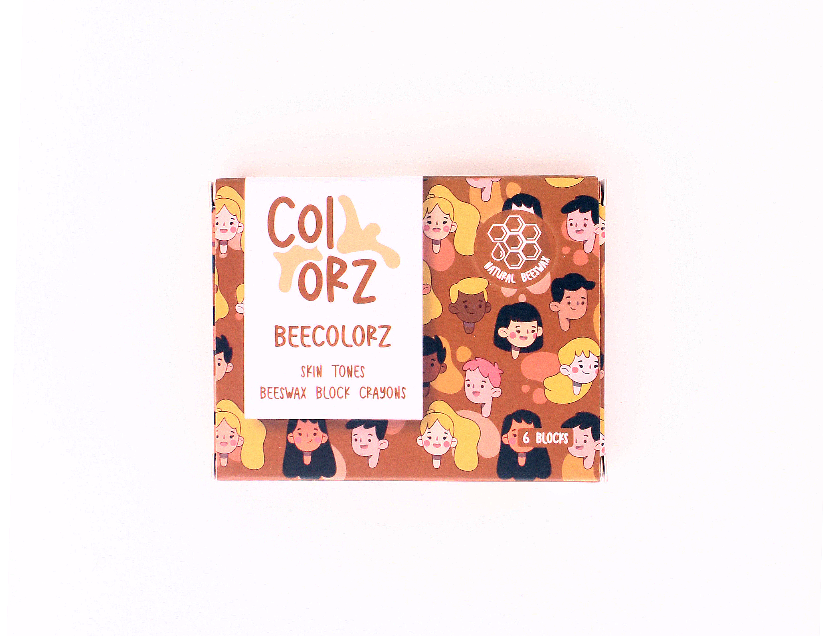Colorz 6 Renk Sert Balmumu Ten Renkleri Blok Pastel Boya Seti