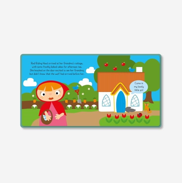 Touchy Feely Tales Little Red Riding Hood - With Touch&Feel - Find Me On Each Page!