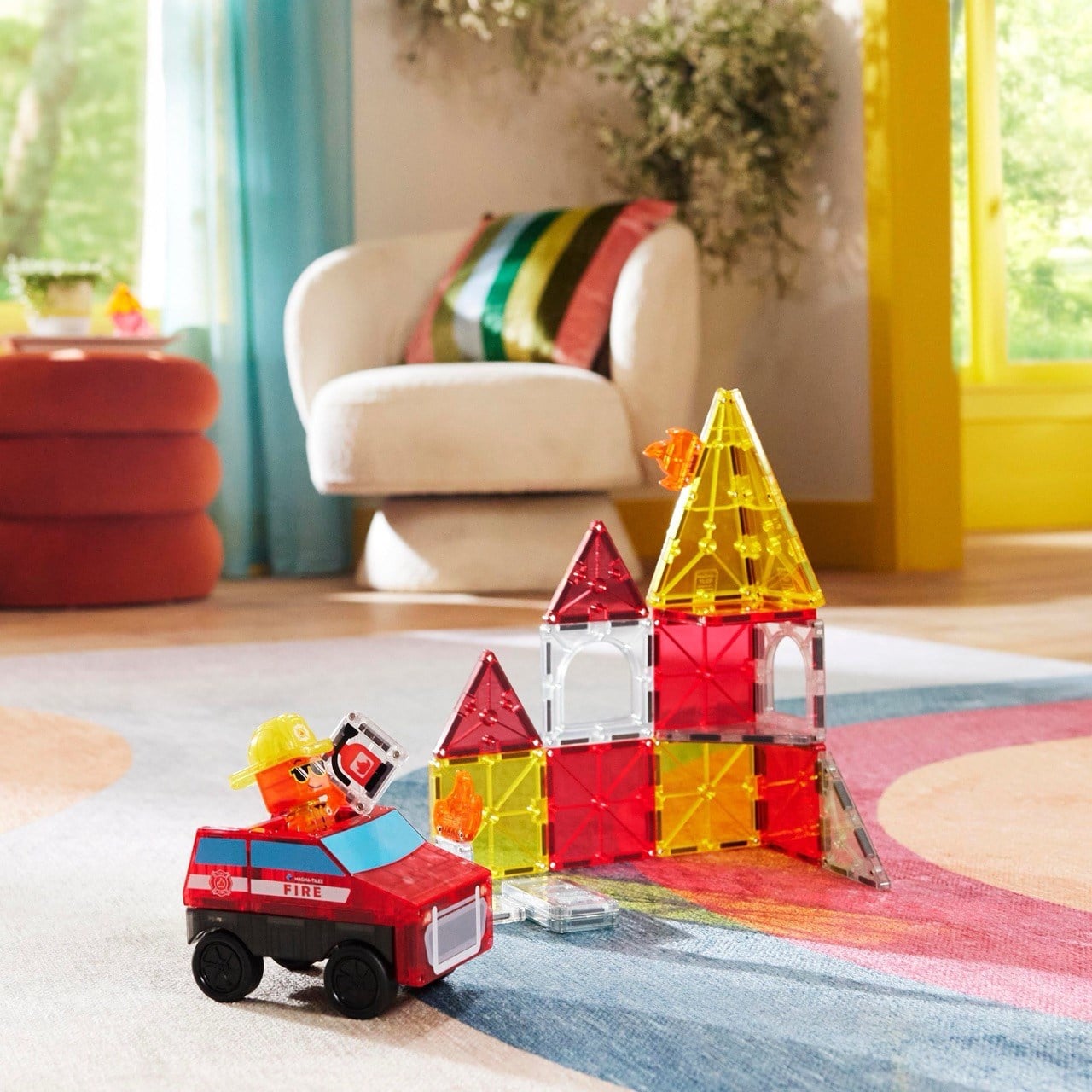 MAGNA-TILES Fire Rescue Manyetik Bloklar (27 Parça)