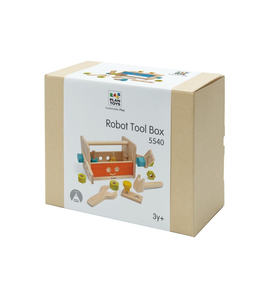 Plan Toys Robot Alet Çantası (Robot Tool Box)