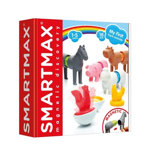 Smart Max SmartMax - Mıknatıslı İlk Çiftlik Hayvanlarım ( 16 Parça )