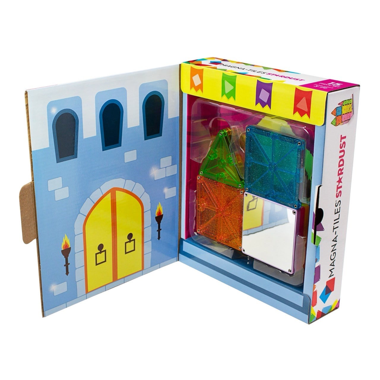 MAGNA-TILES  Stardust Manyetik Bloklar  (15 Parça)