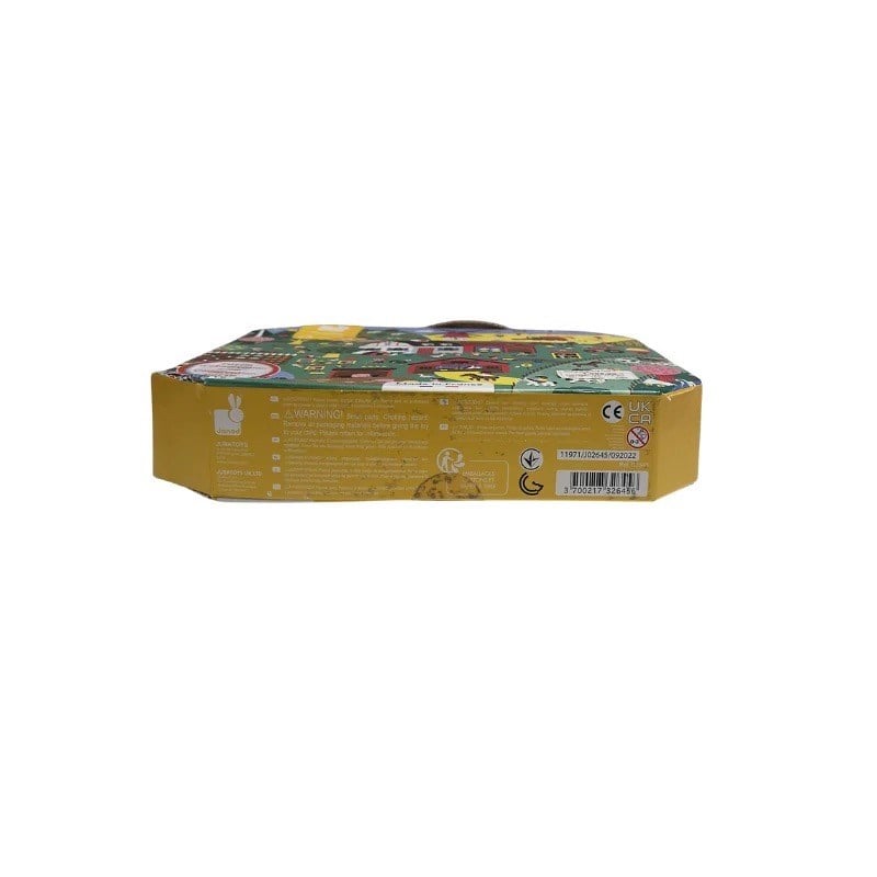 Janod 24 Parça Çantalı Puzzle ve Bulmaca - Çiftlik