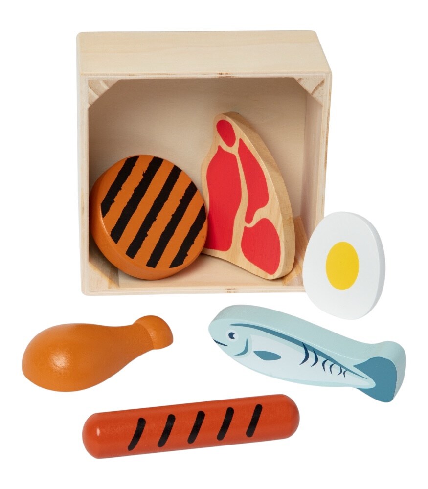 Melissa &  Doug Ahşap Gıdalarımız Proteinler