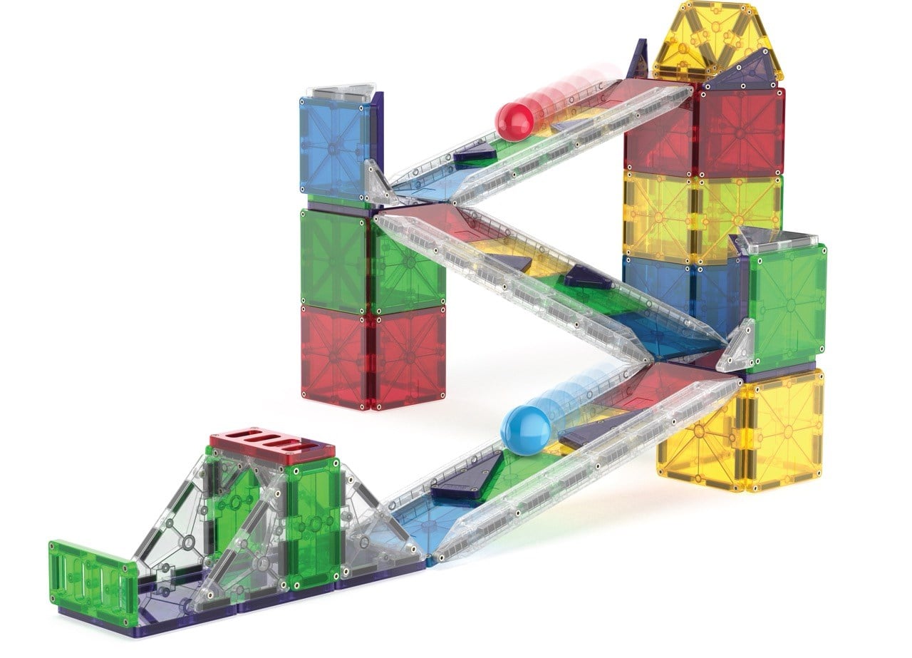 MAGNA-TILES Rail Racers Deluxe Manyetik Blok Seti (90 Parça)