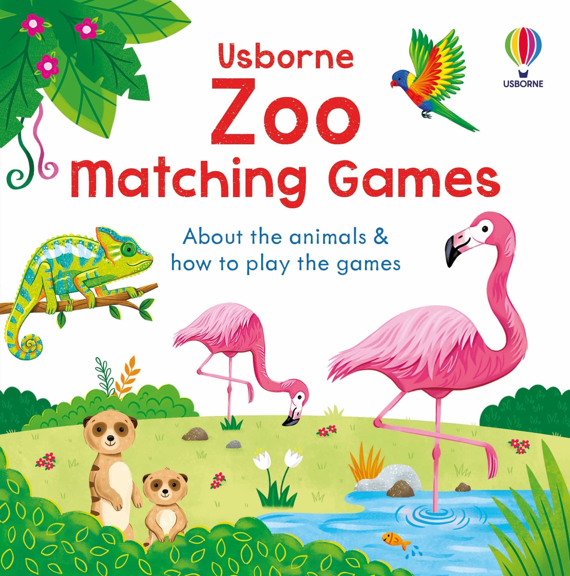 Usborne Publishing Zoo Matching Games and Book