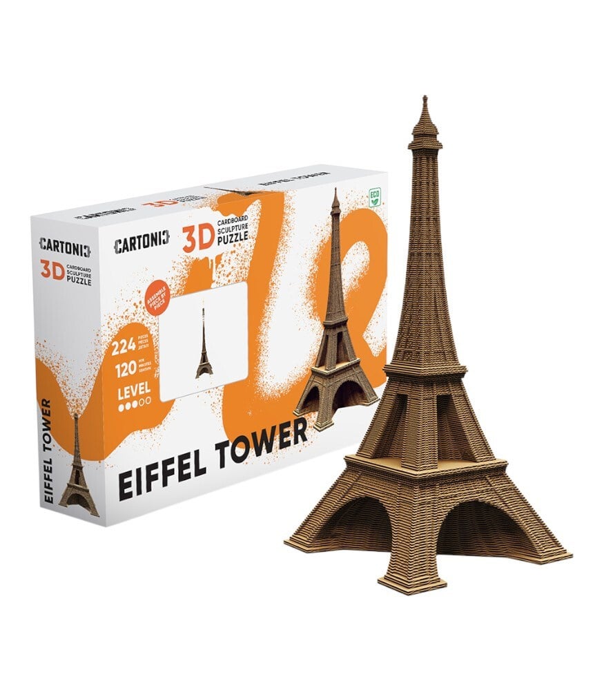 Cartonic 3D Puzzle - Eiffel Tower (224 Parça)