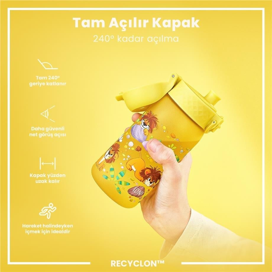 ION8  Çocuk  Suluk - Bebek Aslanlar - 350 ml - Sızdırmaz