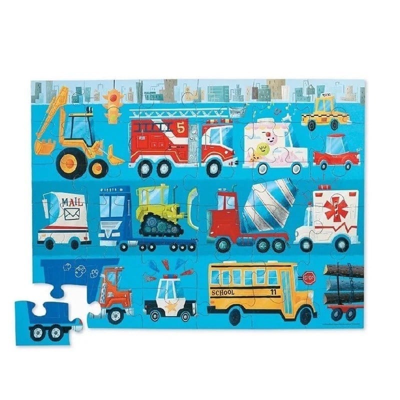 Crocodile Creek Puzzle Vehicles (36 Parça)