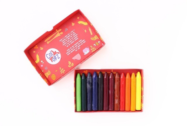 Colorz 12 Renk Kalem Balmumu Pastel Boya Seti