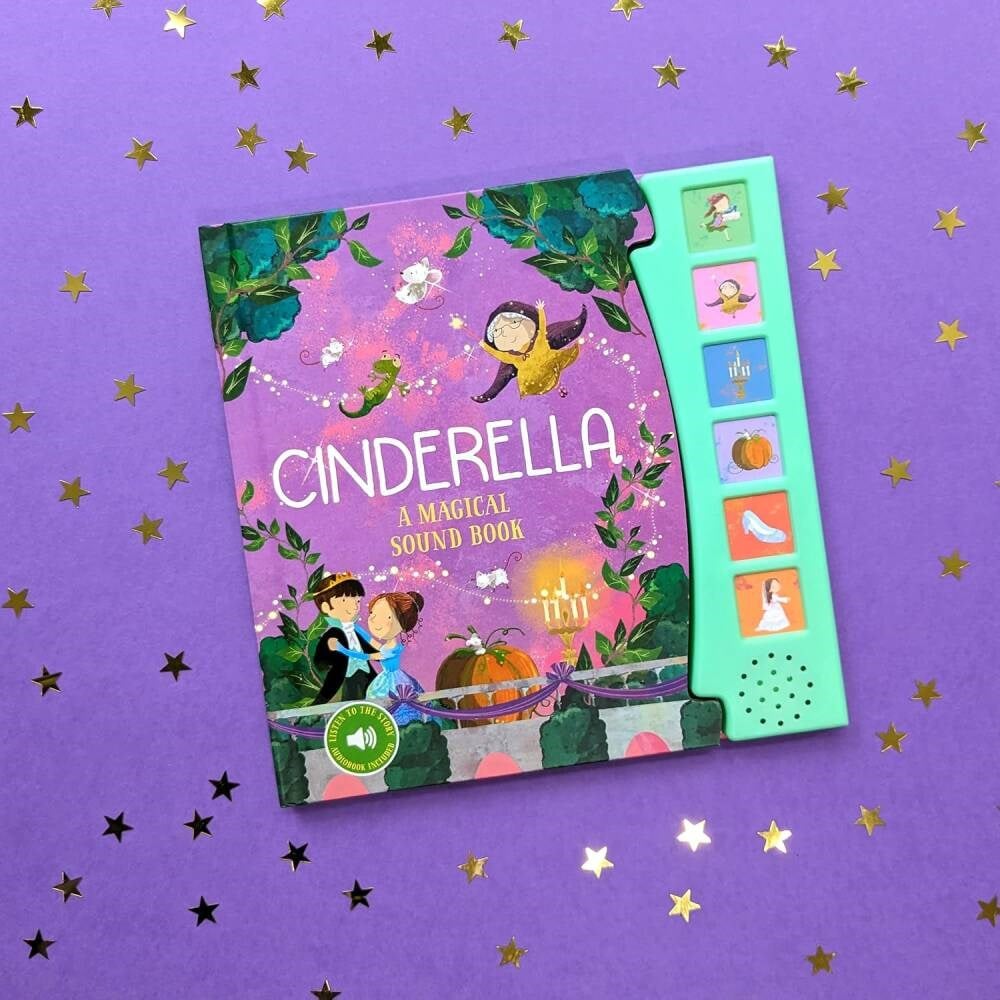 North Parade Publishing Cinderella Fairy Tale Sound Book İngilizce Sesli Kitap (6 Button)