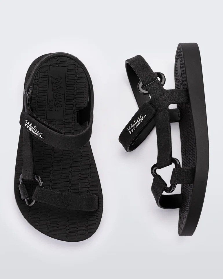 Mini Melissa Sun Downtown Siyah  Kız Çocuk Sandalet 35771