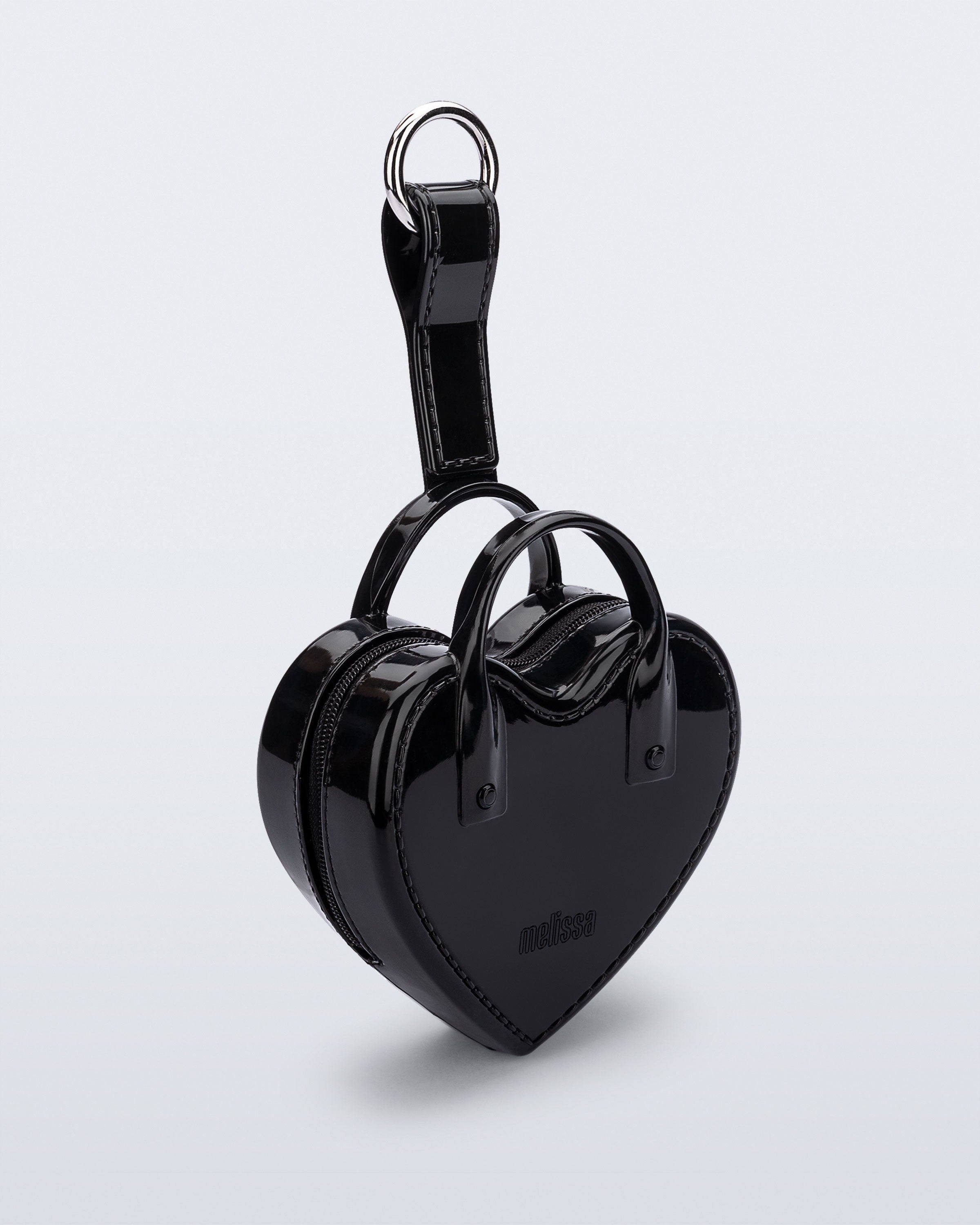 Melissa Heartbeat Pocket Çanta Charmı Siyah