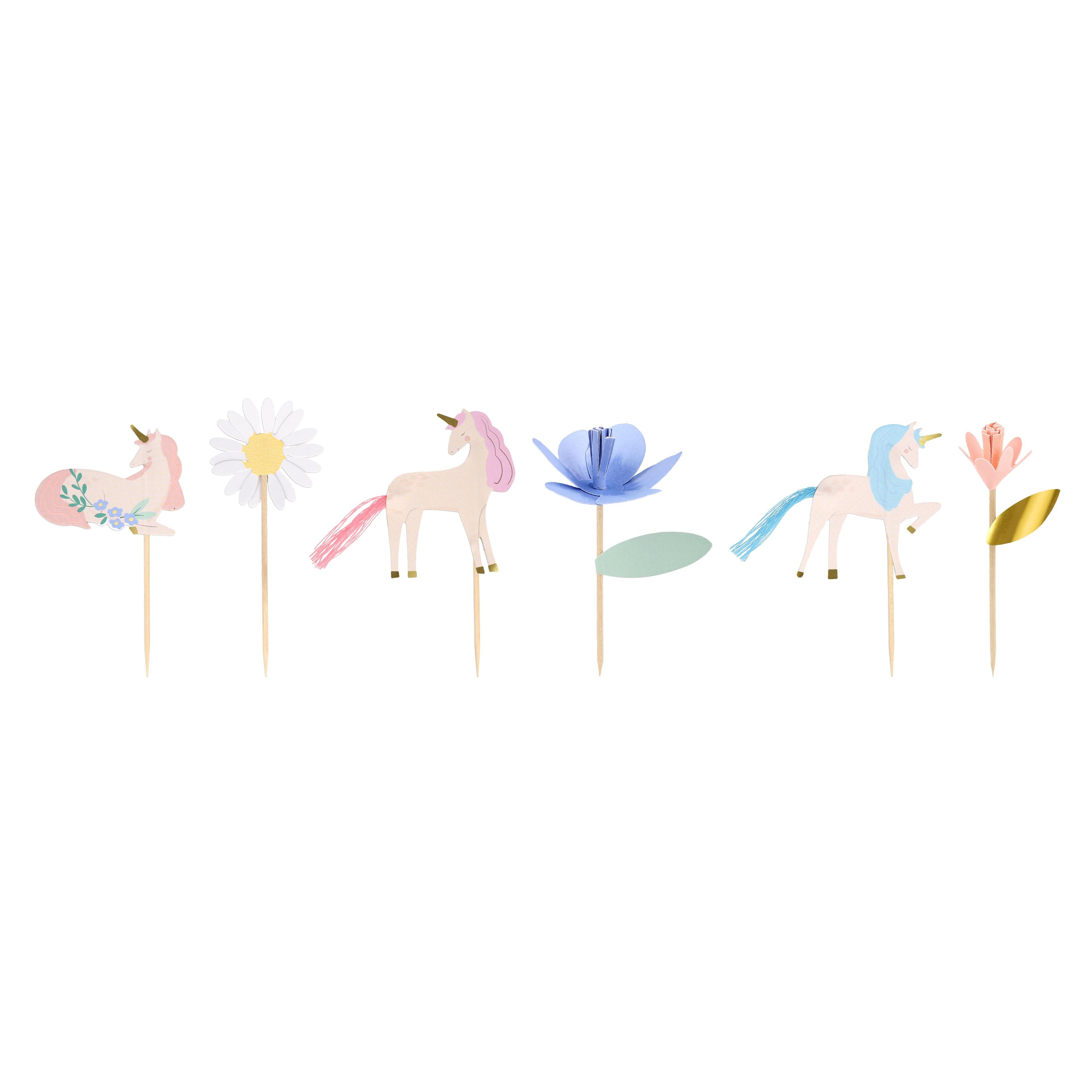 Meri Meri - Unicorn Cupcake Kit - 24 Adet