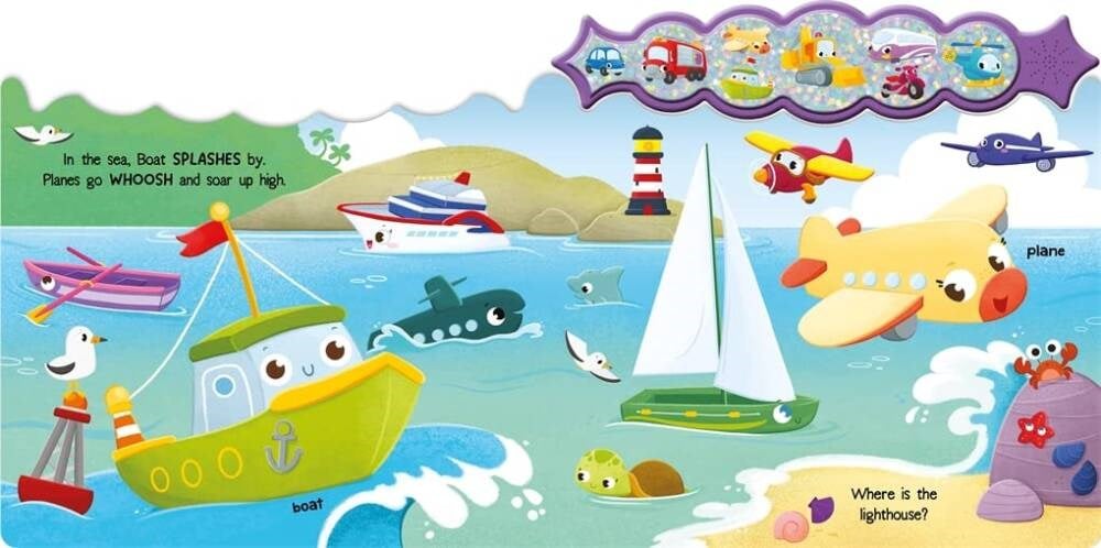 Igloo Books My First Things That Go  Sesli İngilizce Kitap (6 Button)
