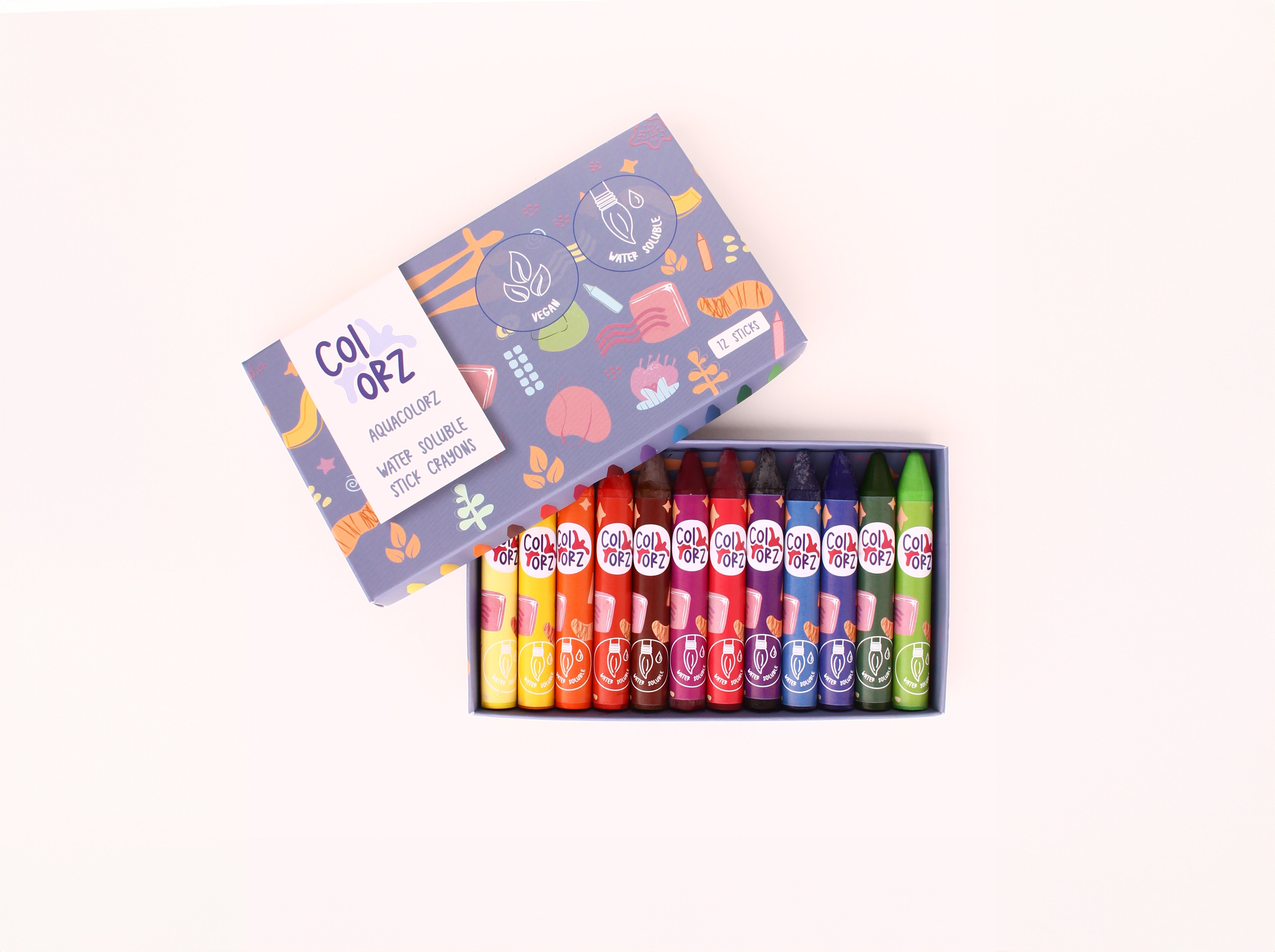 Colorz Sulandırılabilir Vegan Kalem Boya Seti ( Aquacolorz)