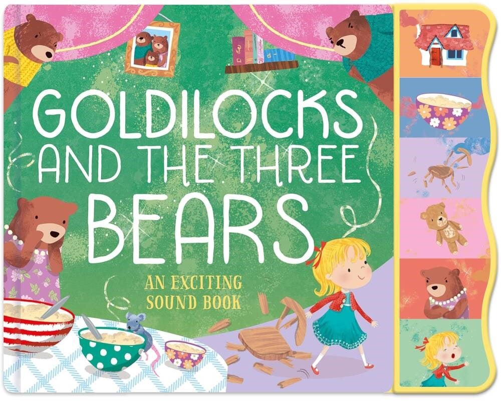 North Parade Publishing Goldilocks İngilizce Sesli Kitap Fairy Tale Sound Book ( 6 Button)