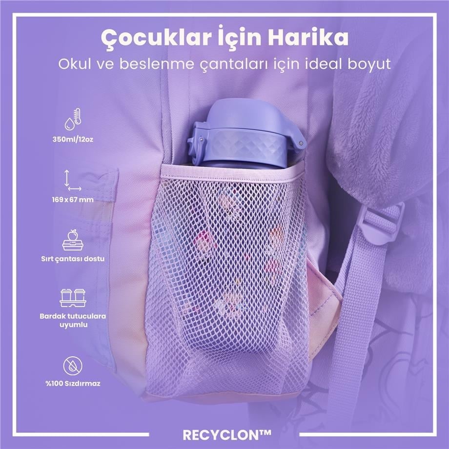 ION8  Çocuk  Suluk - Peri Kızı - 350 ml - Sızdırmaz