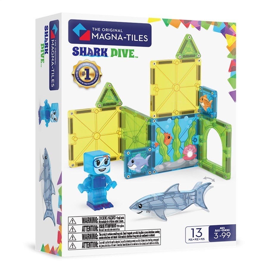 MAGNA-TILES Shark Dive Manyetik Bloklar (13 Parça)