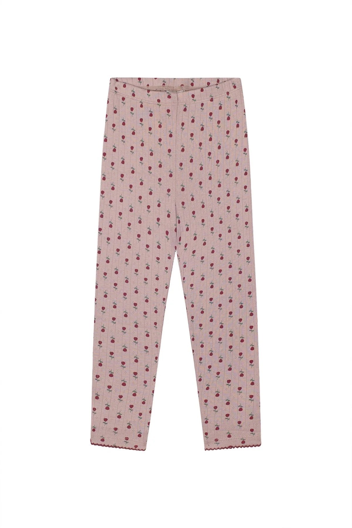 Antebies Minik Güller Uzun Kollu Taytlı Kız Çocuk Pijama Takımı