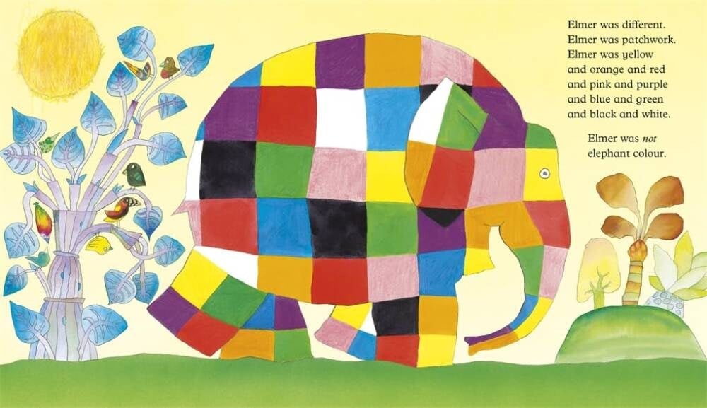 Andersen Press Elmer Book and Toy Gift Set