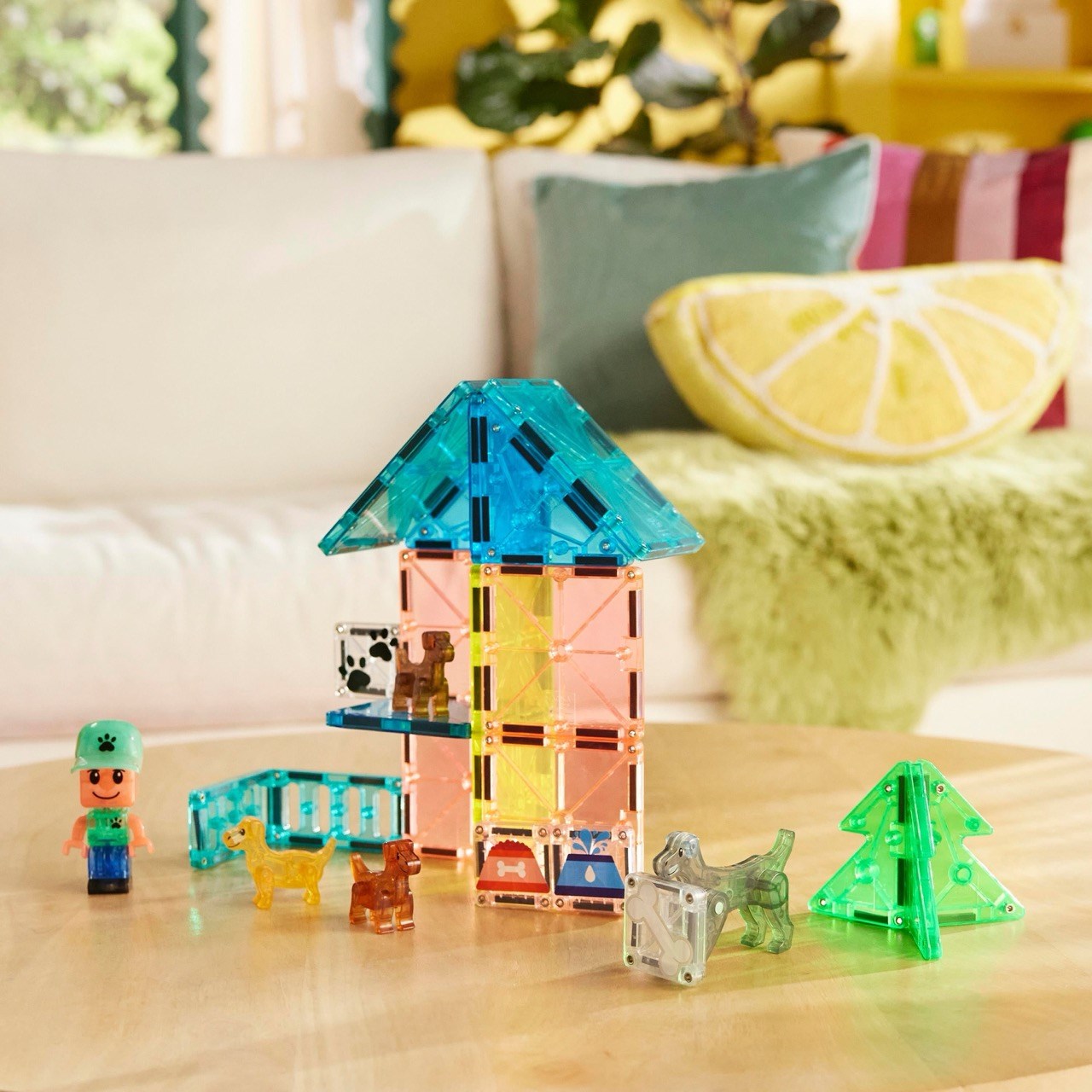 MAGNA-TILES Puppy Park Manyetik Blok Seti (27 Parça)