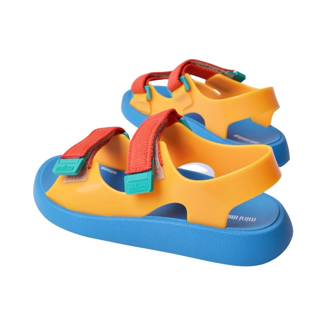 Mini Melissa Mix INF Çok Renkli  Kız Çocuk Sandalet 35916 ( Blue/Red)