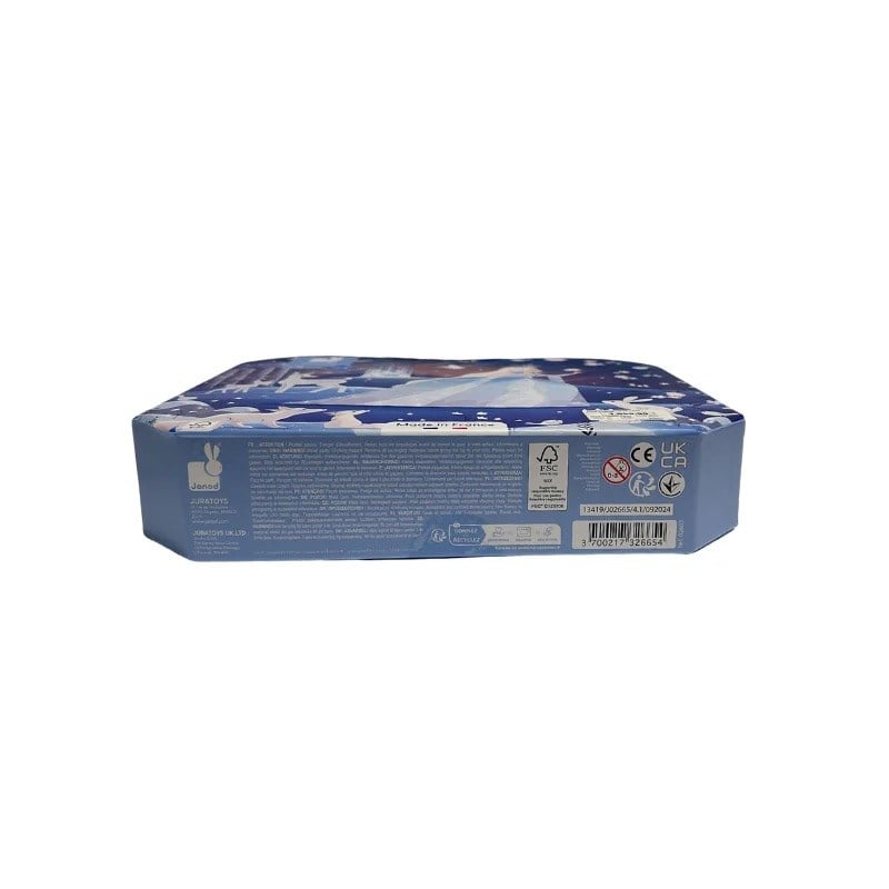 Janod 54 Parça Çantalı Puzzle - Karlar Kraliçesi