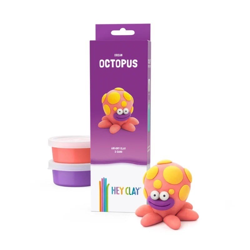 Hey Clay Yaratıcı Kil Seti - Octopus