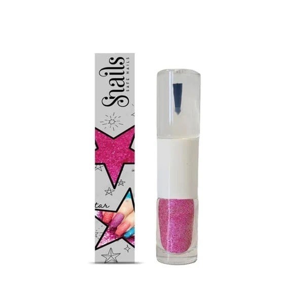 Snails Simli Tırnak Cilası 2 in 1  Dust Pink